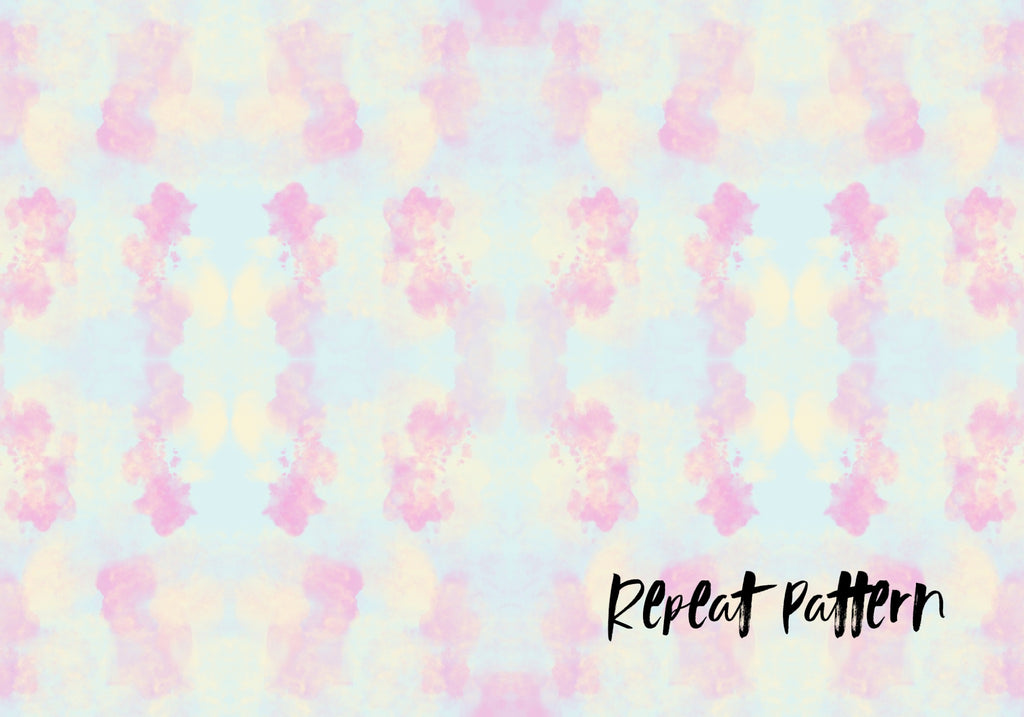 Pastel Tie-Dye Backgrounds, Set of 9