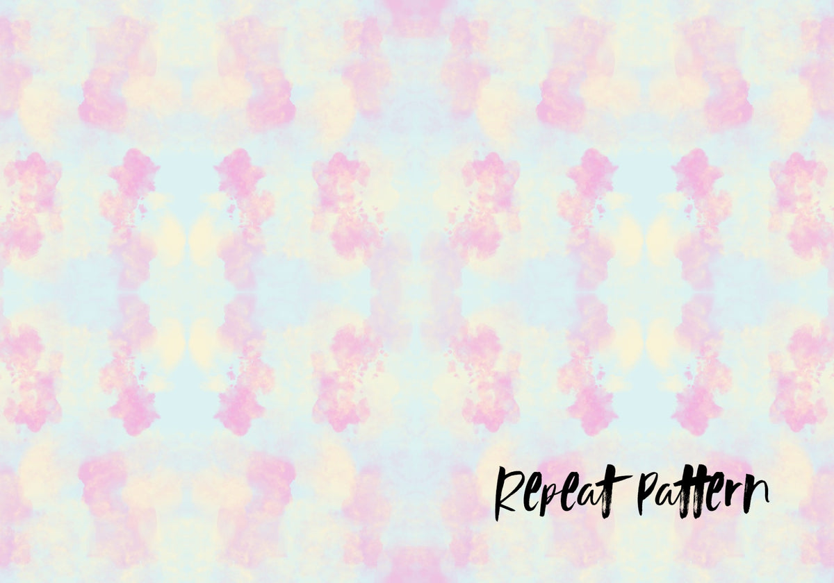 Pastel Tie-Dye Backgrounds, Set of 9
