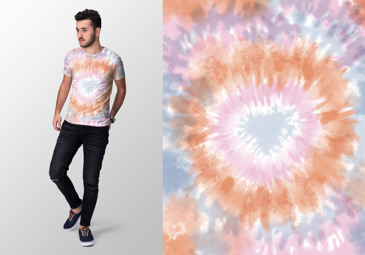 Retro Vibes Tie-Dye Backgrounds