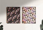 Seamless Rainbow Leopard Pattern, Tie-Dye Animal Print