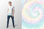 Rainbow Tie-Dye Backgrounds, Set of 8