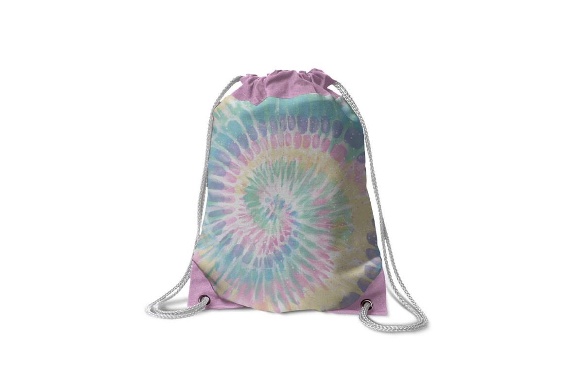 Rainbow Tie-Dye Backgrounds, Set of 8