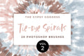 Tie-Dye Spirals Photoshop Brushes Vol. 2 (.abr)