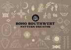 Boho Southwest Seamless Patterns & Vector Set