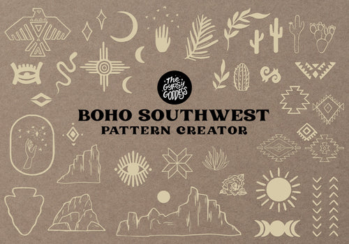Boho Southwest Seamless Patterns & Vector Set