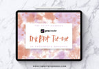 Procreate Ink Blot Tie-Dye Brushes Vol. 2, Set of 24 (.brushset)