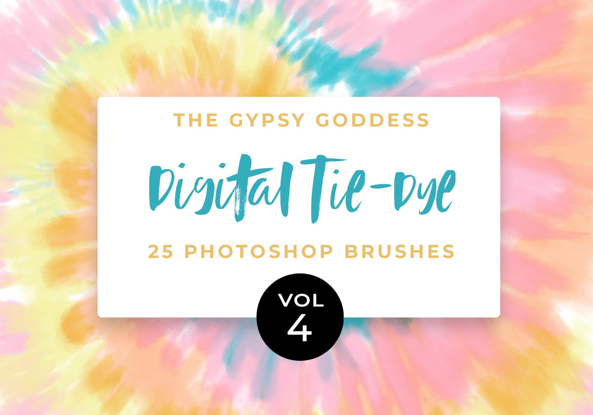 Digital Tie-Dye Photoshop Brushes Vol. 4 (.abr)
