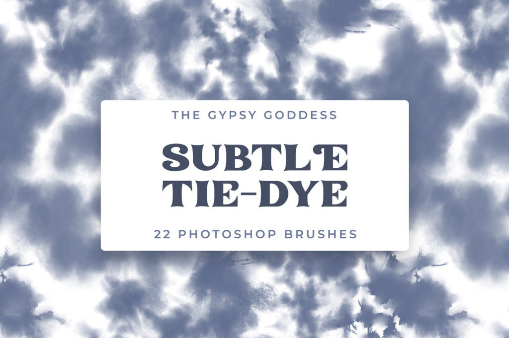 Subtle Tie-Dye Photoshop Stamp Brushes (.abr)