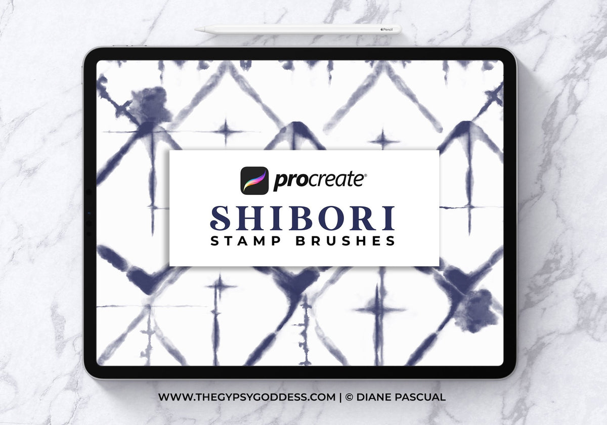 Procreate Shibori Tie-Dye Brushes (.brushset)