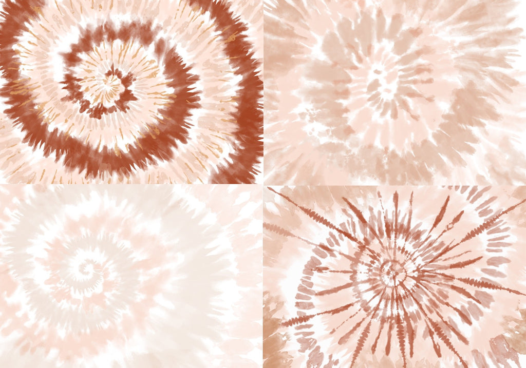 Neutral Tie-Dye Backgrounds, Set of 8 (Photoshop Files)