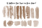 Modern Watercolor Photoshop Brushes, Set of 16 (.abr)