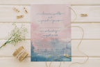 Boho Watercolor Wedding Invite Set