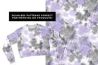 Pastel Goth Tie-Dye Seamless Pattern, Set of 8 (Pastel Poison)