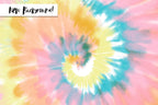 Rainbow Tie-Dye Backgrounds, Set of 8