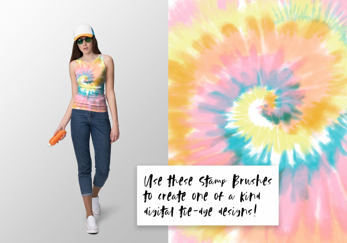 Procreate Tie-Dye Brush Set Vol. 4 (.brushset)