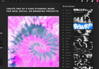 Procreate Tie-Dye Spirals Brush Set Vol. 2 (.brushset)