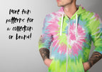 Pastel Tie-Dye Backgrounds, Set of 9