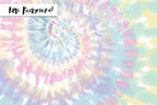 Rainbow Tie-Dye Backgrounds, Set of 8