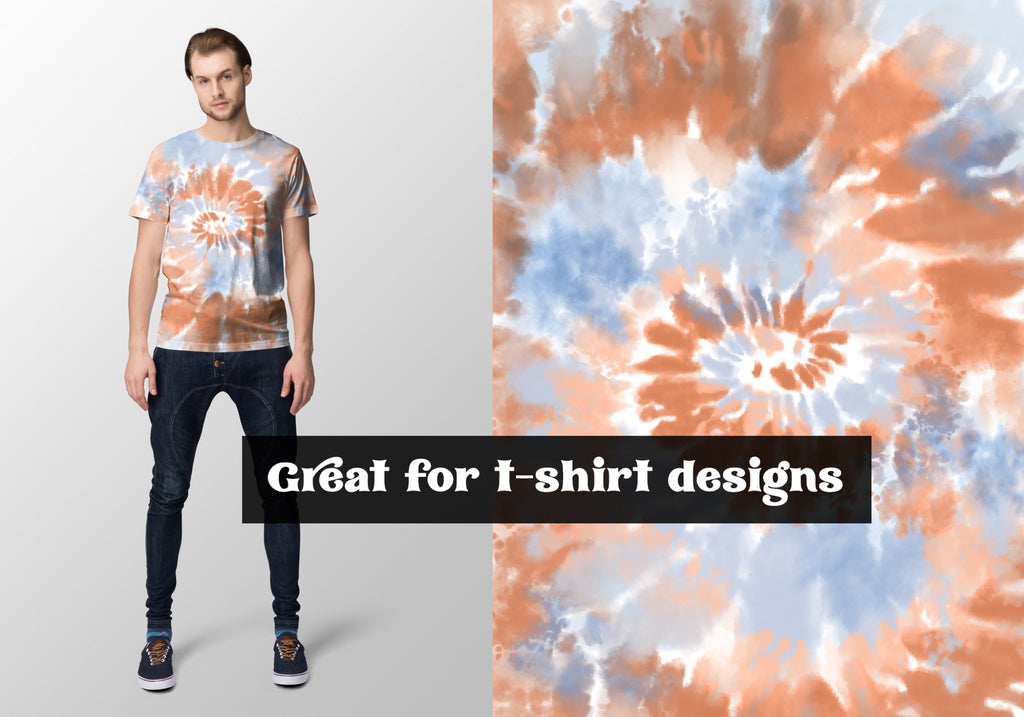 Retro Vibes Tie-Dye Backgrounds