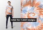 Retro Vibes Tie-Dye Backgrounds