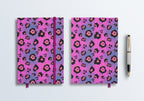 Seamless Rainbow Leopard Pattern, Tie-Dye Animal Print