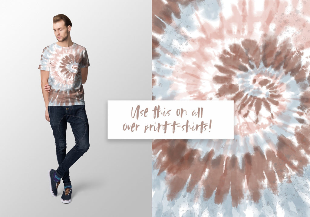 Tie-Dye Spirals Photoshop Brushes Vol. 2 (.abr)