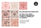 Boho Babe Vector Set