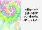 Pastel Tie-Dye Backgrounds, Set of 9