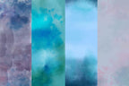 Summer Waves Backgrounds, Set of 8