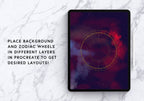 Astrology Birth Chart, Icon Set & Printables — Procreate Version