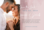 Boho Watercolor Wedding Invite Set