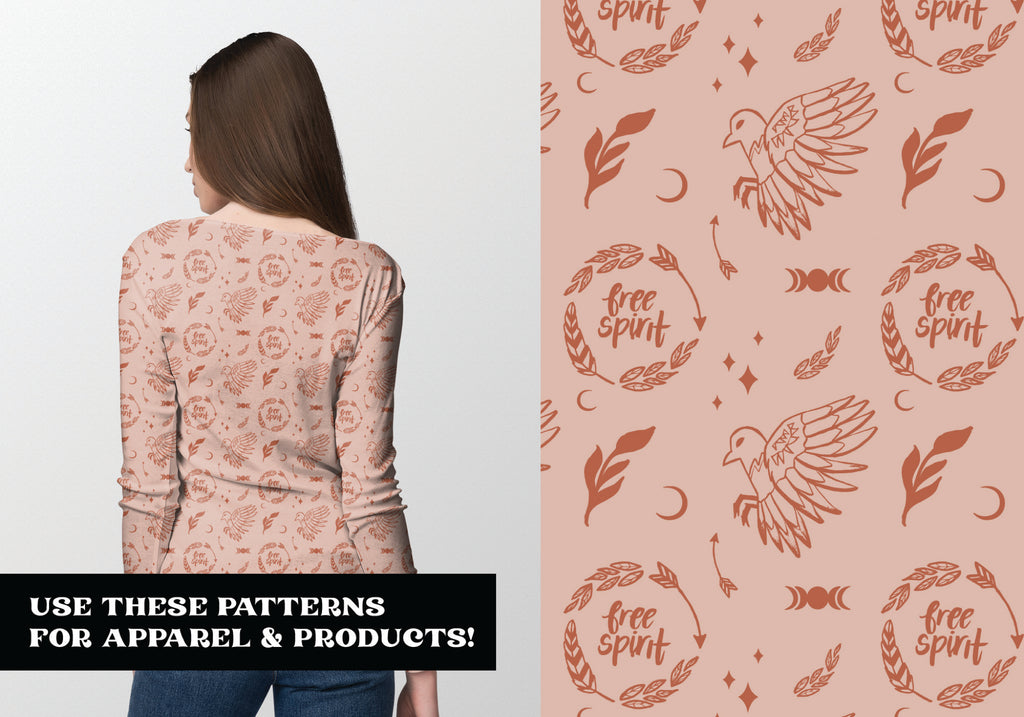 Boho Babe Vector Set