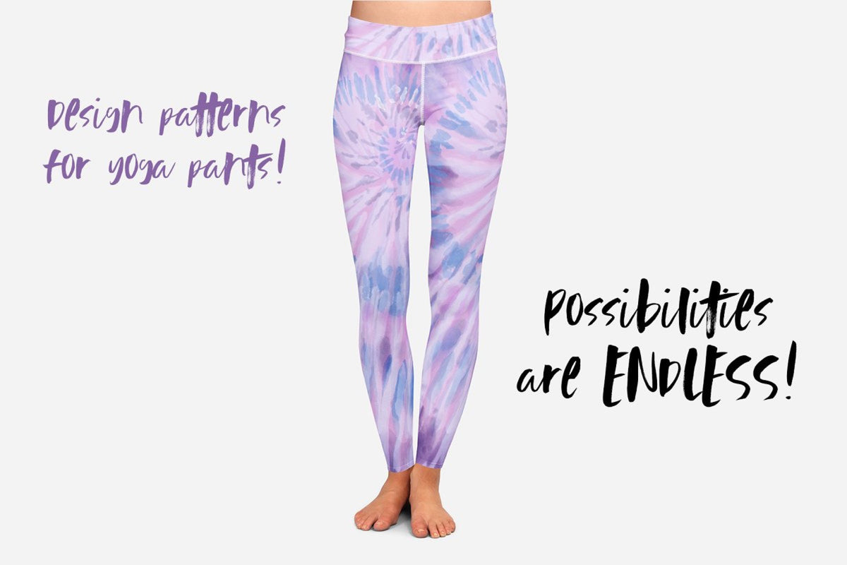 Procreate Tie-Dye Spirals Brush Set Vol. 3 (.brushset)