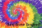 Neon Tie-Dye Spirals Backgrounds, Vol. 1, Set of 8