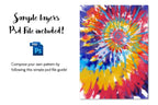 Tie-Dye Spirals Photoshop Brushes Vol. 2 (.abr)