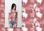 Dusty Floral Tie-Dye Seamless Patterns, Set of 3