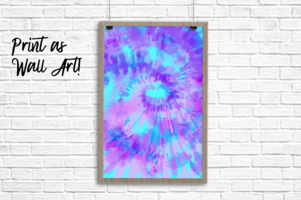 Digital Tie-Dye Spiral Backgrounds, Vol. 3, Set of 8