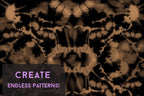 Tie-Dye Ink Blot Photoshop Brushes, Set of 10 (.abr)