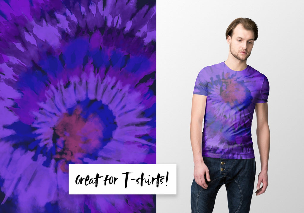 Digital Tie-Dye Spiral Backgrounds, Vol. 2, Set of 8