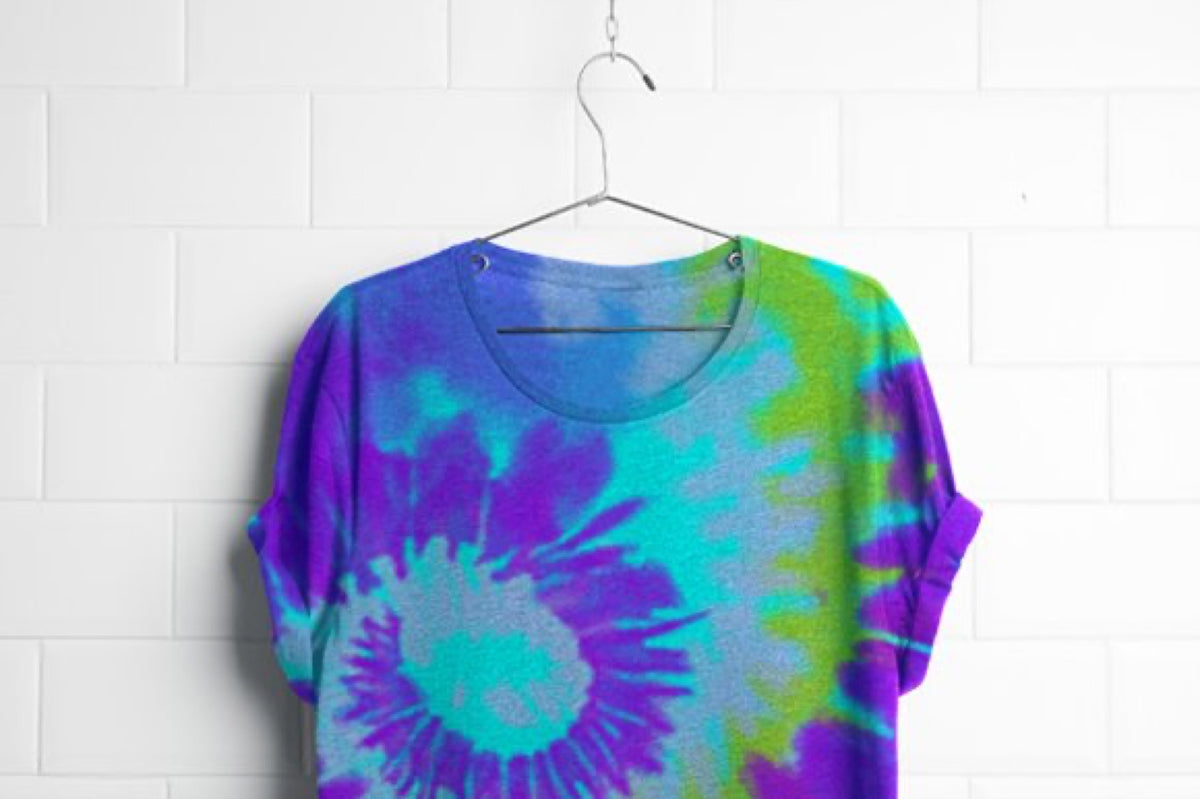 Digital Tie-Dye Spiral Backgrounds, Vol. 3, Set of 8