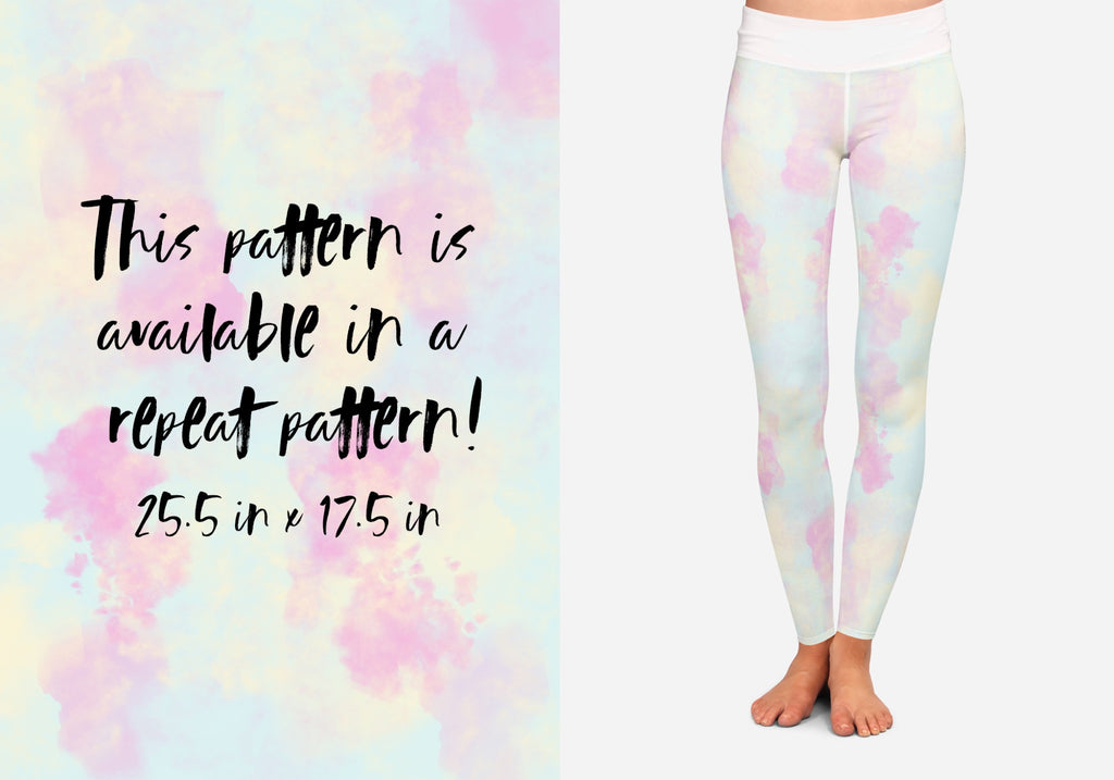 Pastel Tie-Dye Backgrounds, Set of 9
