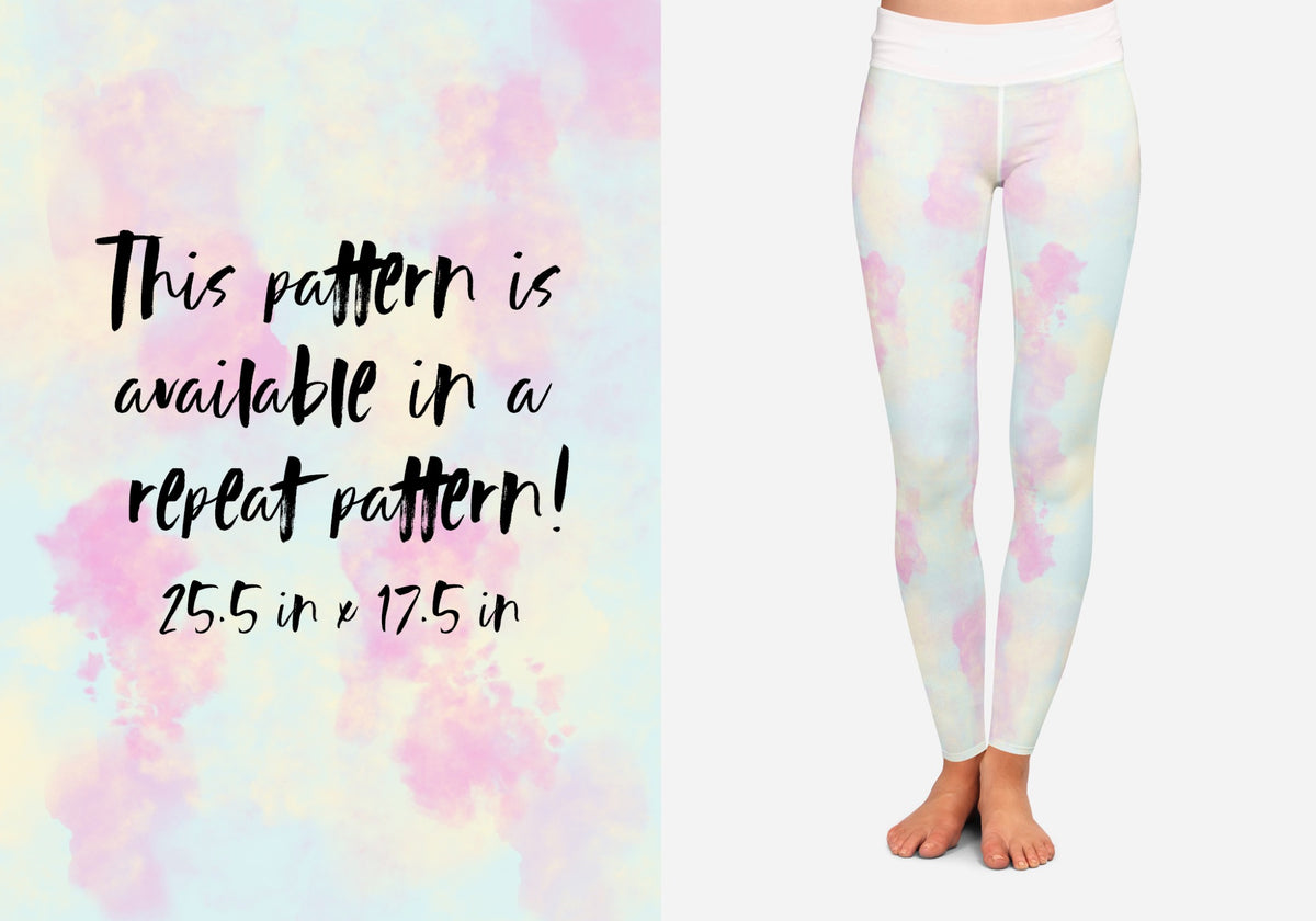 Pastel Tie-Dye Backgrounds, Set of 9