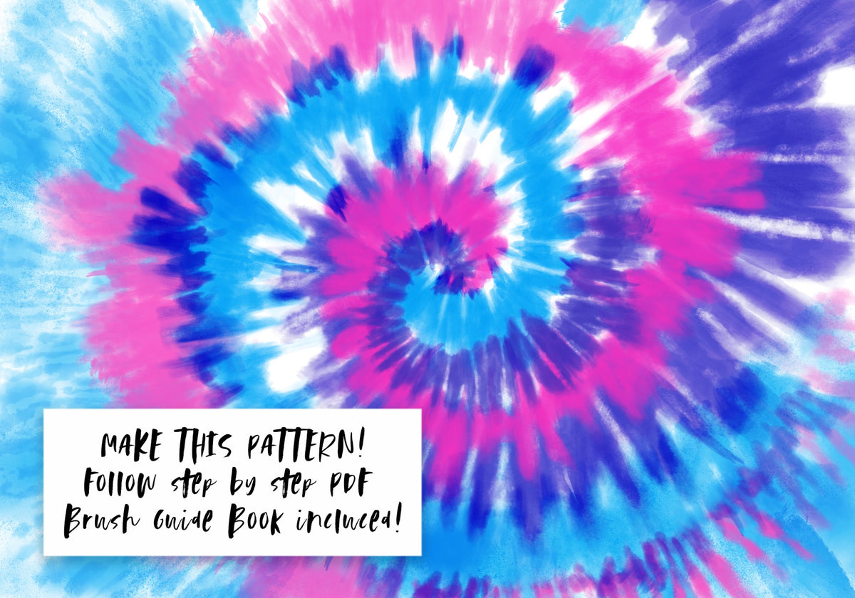 Procreate Tie-Dye Brush Set Vol. 4 (.brushset)