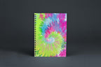 Neon Tie-Dye Spirals Backgrounds, Vol. 1, Set of 8