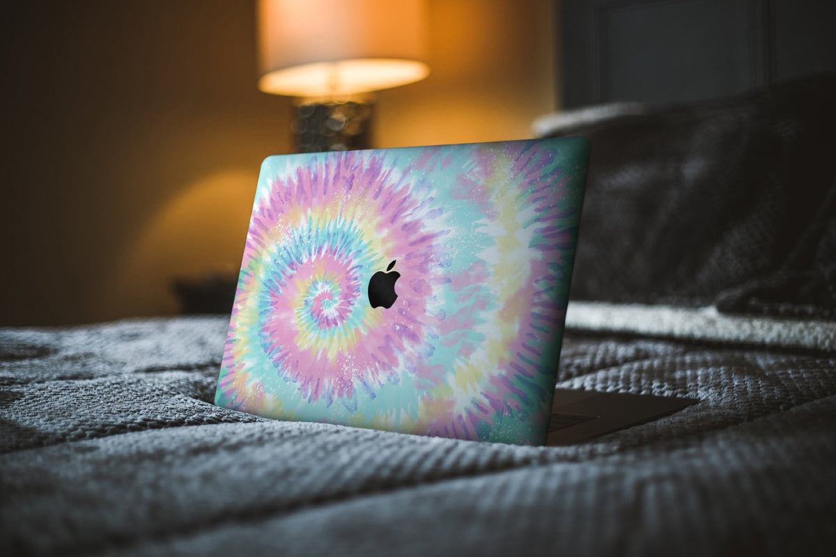 Rainbow Tie-Dye Backgrounds, Set of 8