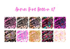Seamless Rainbow Leopard Pattern, Tie-Dye Animal Print
