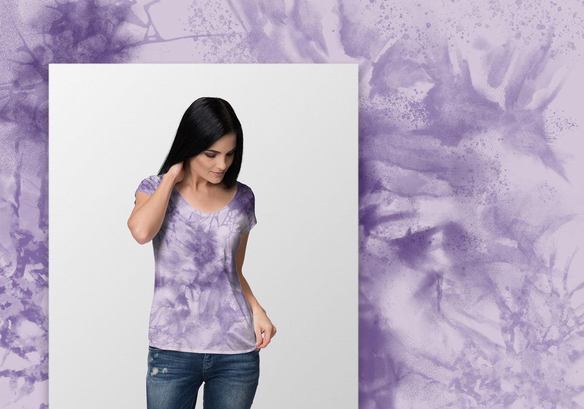 Tie-Dye Ink Blot Photoshop Brushes Vol. 2, Set of 24 (.abr)