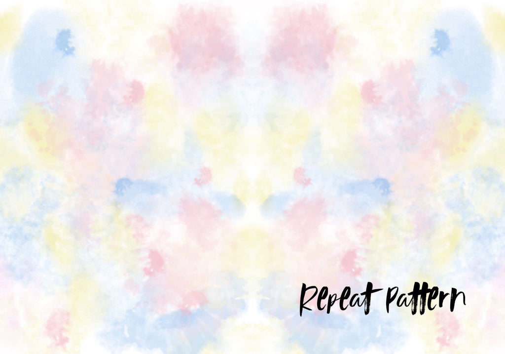 Pastel Tie-Dye Backgrounds, Set of 9