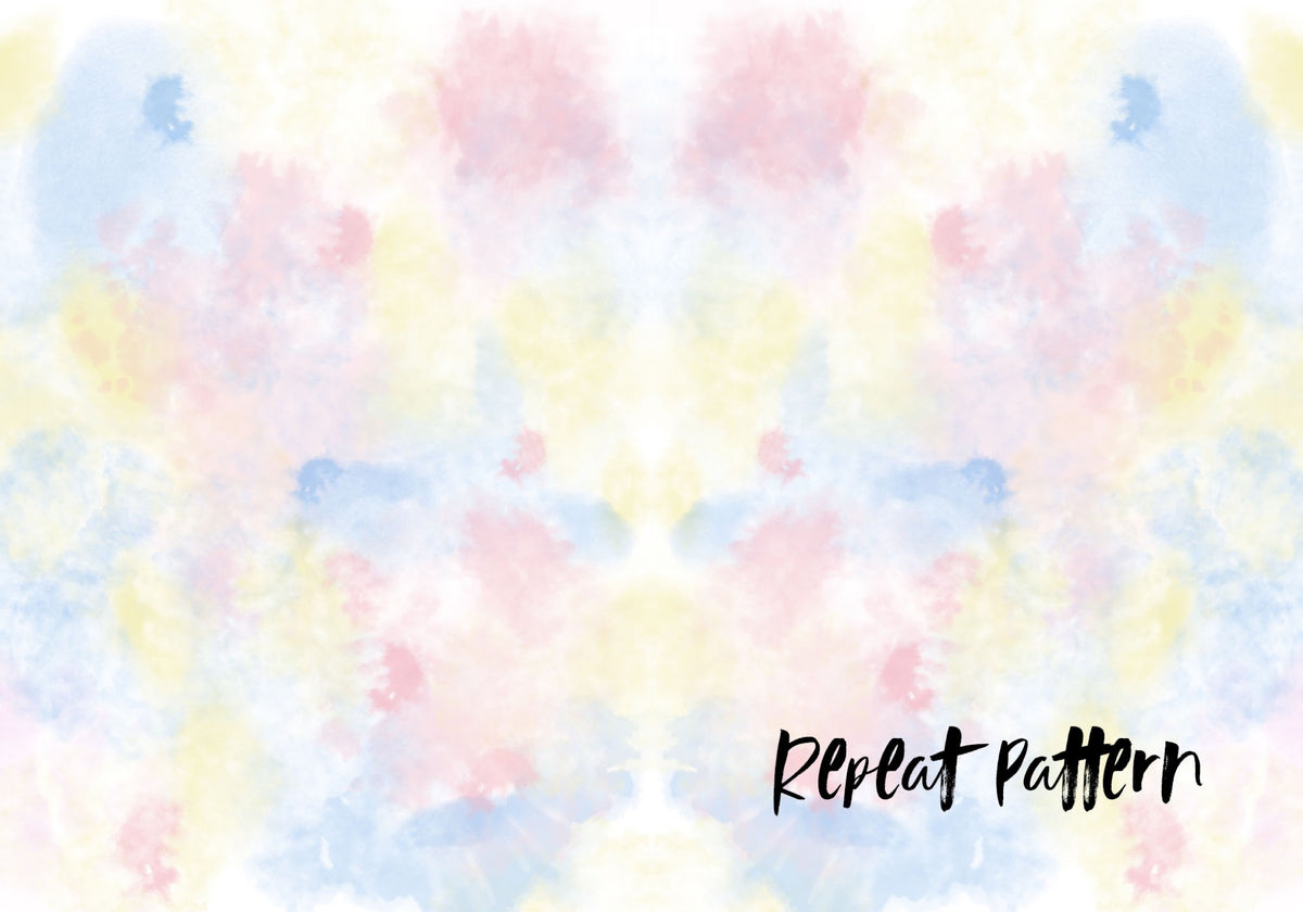 Pastel Tie-Dye Backgrounds, Set of 9