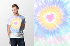 Rainbow Tie-Dye Backgrounds, Set of 8